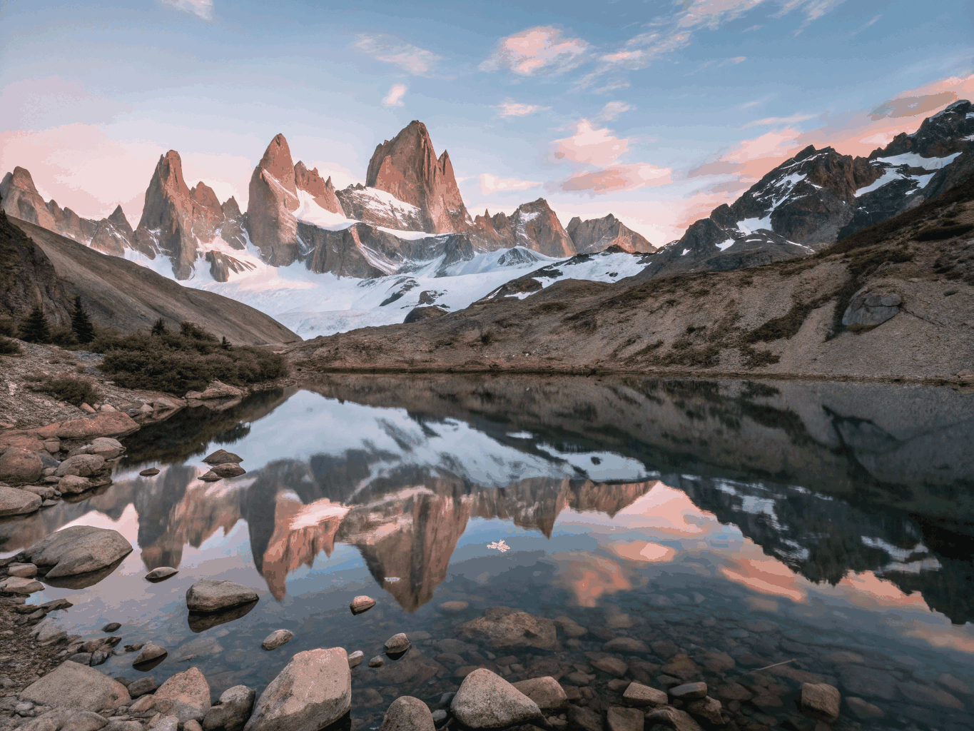Patagonia's Granite Peaks: Weathering the Elements